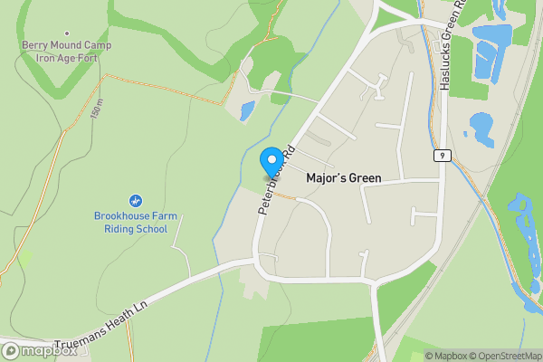 Map location for Heronview, Land at Peterbrook Road, Shirley, Solihull, West Midlands, B90 1DZ