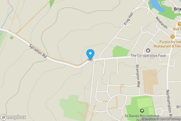 Map location for Spratton Road, NORTHAMPTON, Northamptonshire, NN6 9DS