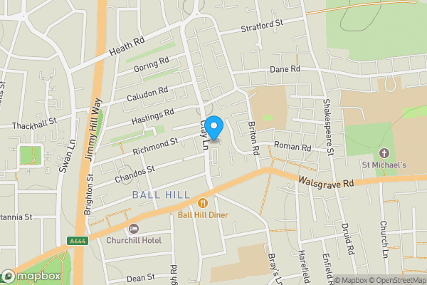 Map location for Haven Lodge, 62 Clay Lane, Coventry, West Midlands, CV2 4LN