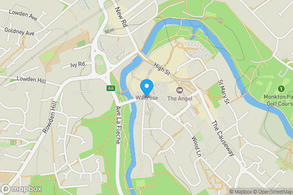 Map location for Castle Lodge, Gladstone Road, Chippenham, Wiltshire, SN15 3YY