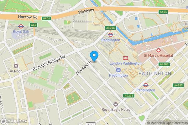Map location for Flat 3, 117 Westbourne Terrace, Paddington, London, W2 6QT