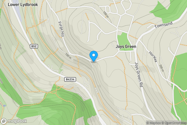 Map location for Land at Lime Kilns, Forge Hill, Joys Green, Gloucestershire, GL17 9QT