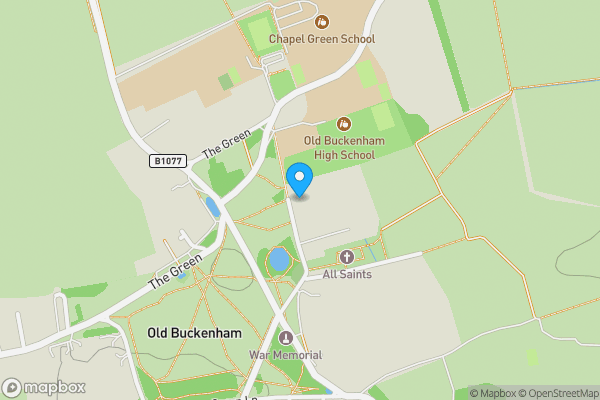Map location for Ottomer Cottage, The Green, Old Buckenham, Attleborough, Norfolk NR17 1RN