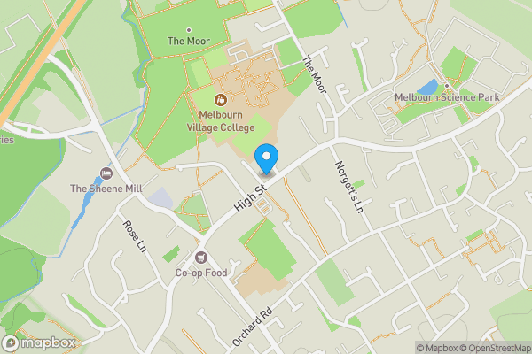 Map location for 30-32 High Street, Royston, Hertfordshire, SG8 6DZ