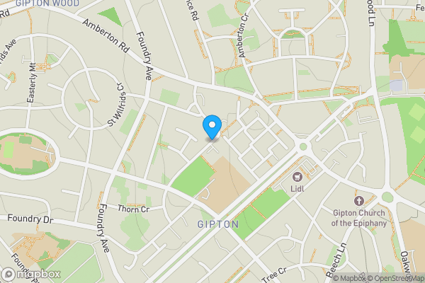 Map location for North Gipton Children's Centre, Thorn Walk, Leeds, West Yorkshire, LS8 3LP