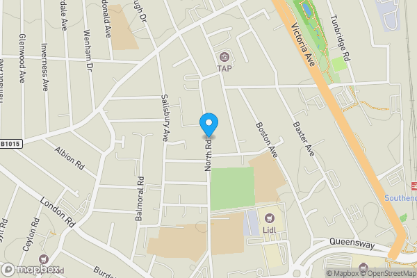Map location for Freehold, 138 & 138A North Road, Westcliff-on-Sea, Essex, SS0 7AG