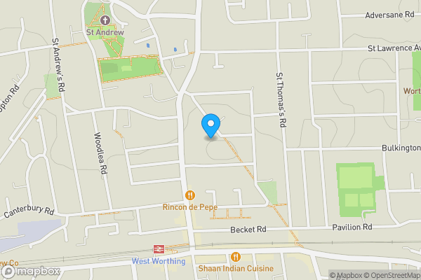 Map location for 35 Twitten Way, Worthing, BN14 7JU