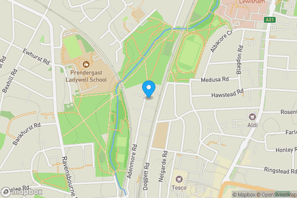 Map location for 22 Westmead Court, Adenmore Road, London, SE6