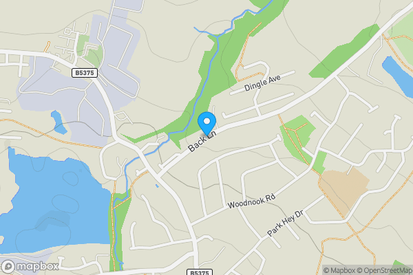 Map location for Back Lane, WIGAN, Lancashire, WN6 9LH