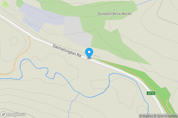 Map location for Land at Dunaskin Village, Dalmellington, KA6 7JH