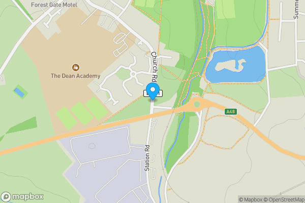 Map location for Land at Church Road, Lydney, Gloucestershire, GL15 5TH