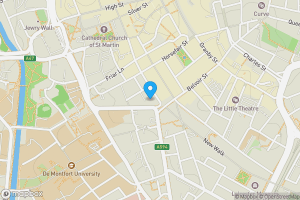 Map location for Liquid & Envy Night Club 97 Churchgate Leicester Leicestershire LE1 3AN