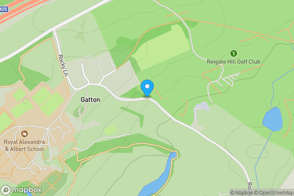 Map location for The Dower House, Rocky Lane, Gatton Park, Reigate, RH2