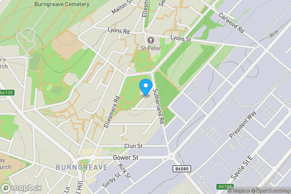 Map location for Maxwell Way, Sheffield, South Yorkshire, S4 7JP