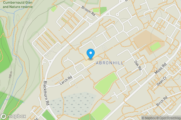Map location for 9 Abronhill Shopping Centre, Larch Road, Cumbernauld, G67 3AZ