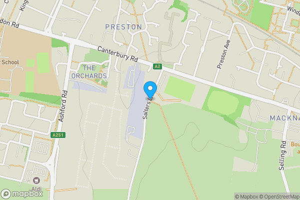 Map location for Mill House, Salters Lane, Faversham, Kent, ME13 8ND