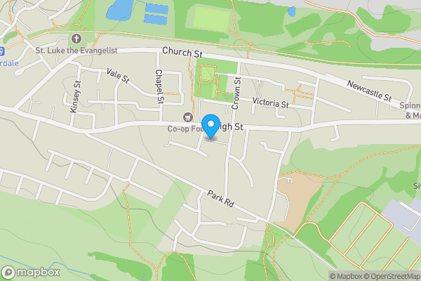 Map location for The Rookery, Newcastle