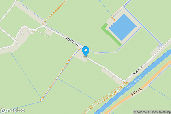 Map location for Greenwood House, Mouth Lane, North Brink, Wisbech PE13 4UQ