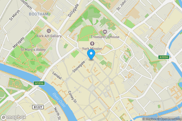 Map location for 47 Low Petergate York North Yorkshire YO1 7HT