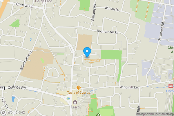 Map location for 5 Hanbury Close, Cheshunt, Waltham Cross, Hertfordshire, EN8 9BZ