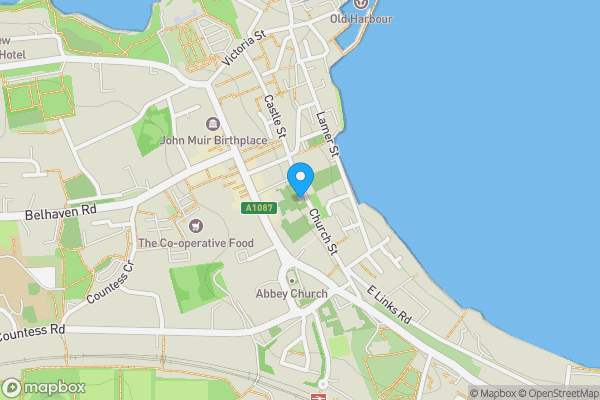 Map location for 12a Church Street, Dunbar, East Lothian EH42 1HA