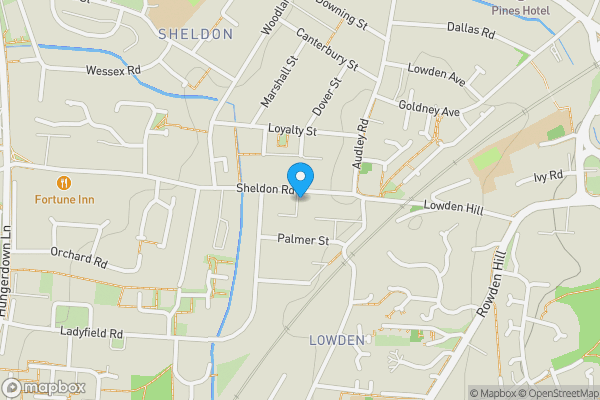 Map location for 33, Sheldon Road, Chippenham, SN14 0BP