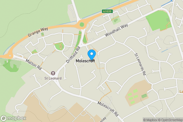 Map location for 16 Willow Court, Beverley, East Yorkshire, HU17 7LW