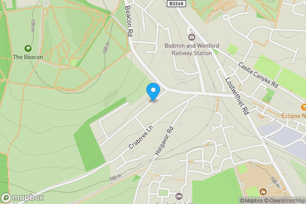 Map location for Valley View, Bodmin, PL31 1BE