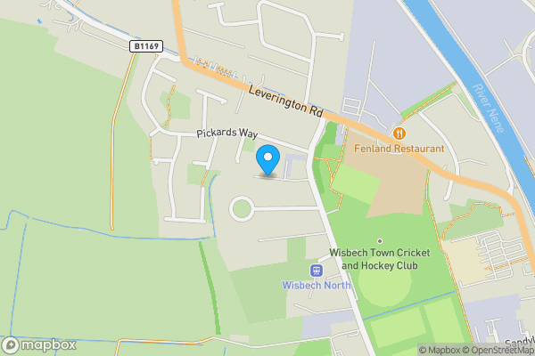 Map location for Land at, Pedley Lane, WISBECH, Cambridgeshire, PE13 1SN