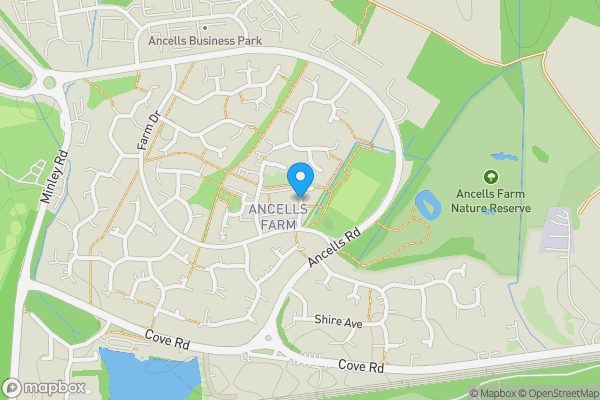 Map location for Falkners Close, Fleet, Hampshire, GU51 2XF