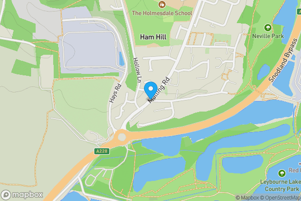 Map location for Malling Road, Snodland, Kent, ME6 5JJ