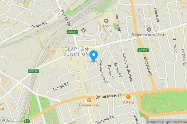 Map location for 26C Beauchamp Road, Clapham London, SW11 1PQ
