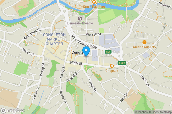 Map location for 8A Kinsey Street, Congleton, Cheshire, CW12 1ES