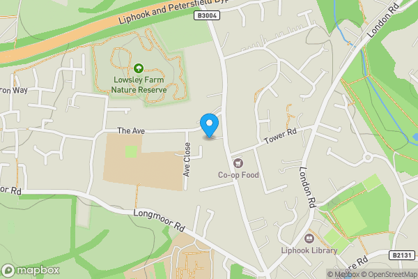 Map location for Flats 1, 2 & 3, 69 Headley Road, Liphook, Hampshire, GU30 7PR