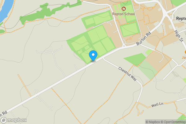 Map location for Land at Pinewood, Burton Road Repton, Derby, Derbyshire, DE65 6FN