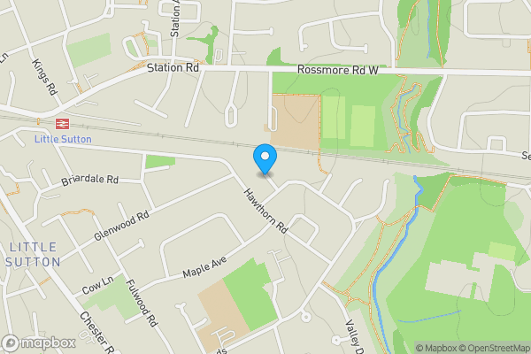 Map location for Parklands Gardens, Ellesmere Port, Cheshire, CH66 3QP