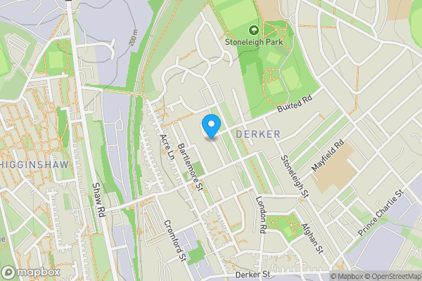 Map location for Cheltenham Street, Oldham, OL1