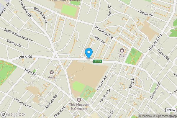 Map location for Boundary Road, RAMSGATE, Kent, CT11 7NW