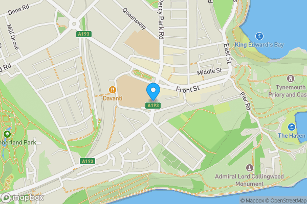 Map location for Allendale Place, North Shields, NE30 4RA