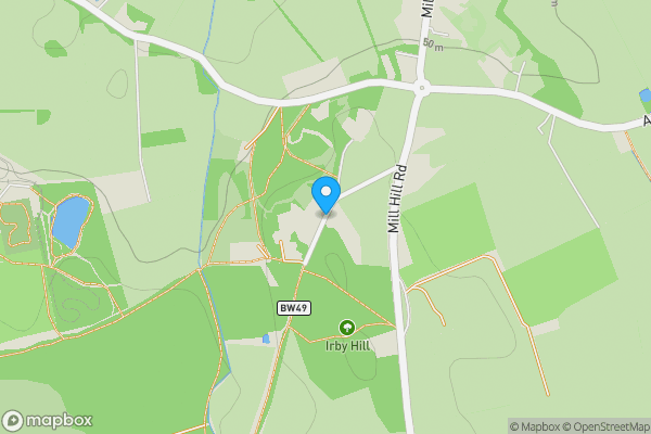 Map location for Land at Sandy Lane North, Wirral, Merseyside, CH61 4XU