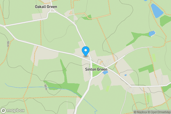 Map location for The Open Ditch, Sinton Green, Hallow, Worcester, WR2 6NW