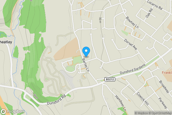 Map location for 22 Barley Lane, St Thomas, Exeter, EX4 1TD