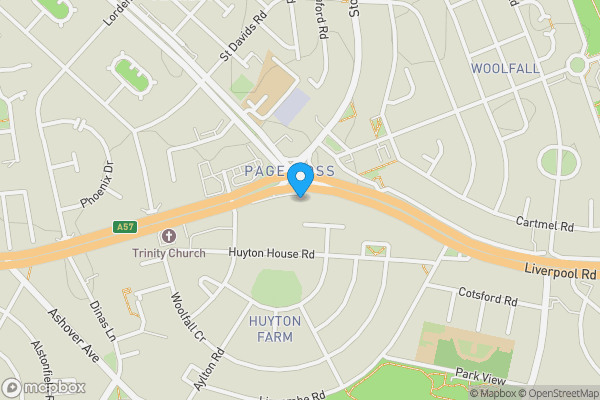 Map location for Huyton House, Liverpool, L36
