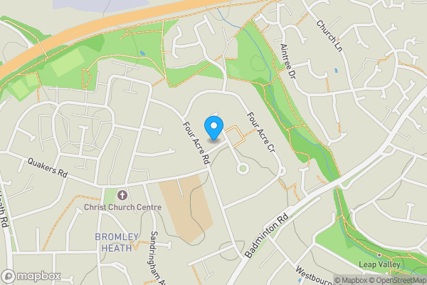 Map location for 3, Baugh Road, Downend, Bristol, BS16 6PL