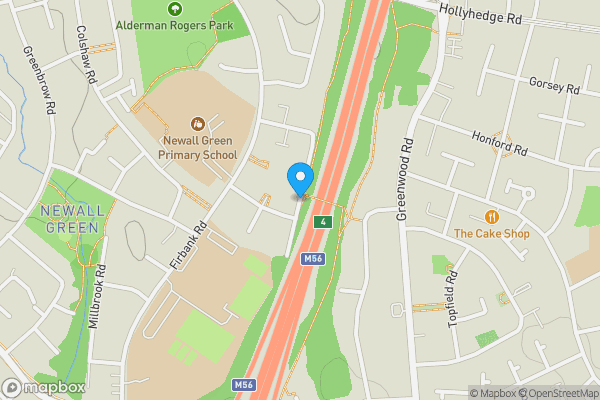 Map location for Shawbury Road, Manchester, Lancashire, M23 2ZQ