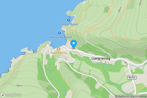 Map location for Cilborth, Llandysul, SA44 6SL