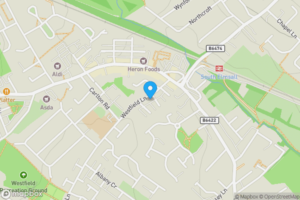 Map location for Former Pretoria Sports & Social Club, 45 Westfield Lane, South Elmsall, Pontefract, West Yorkshire WF9 2QB