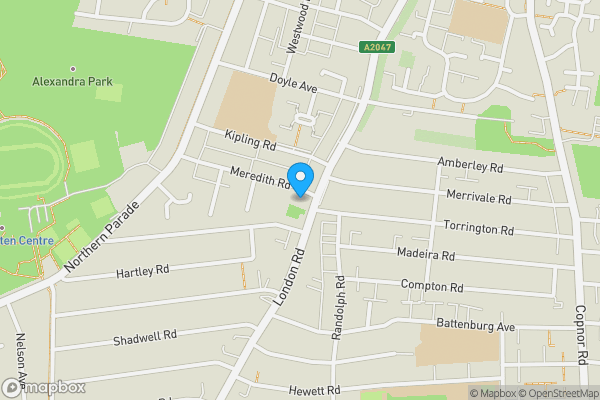 Map location for Flat 15 Forbes Court, Portsmouth, Hampshire, PO2 9HJ