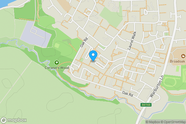 Map location for 43 Derbyshire Road, Partington, Manchester, Lancashire, M31 4LE