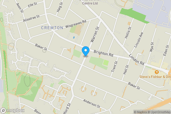 Map location for Apartment 114, Prosperity House, Gower Street, Derby, Derbyshire DE1 1SB